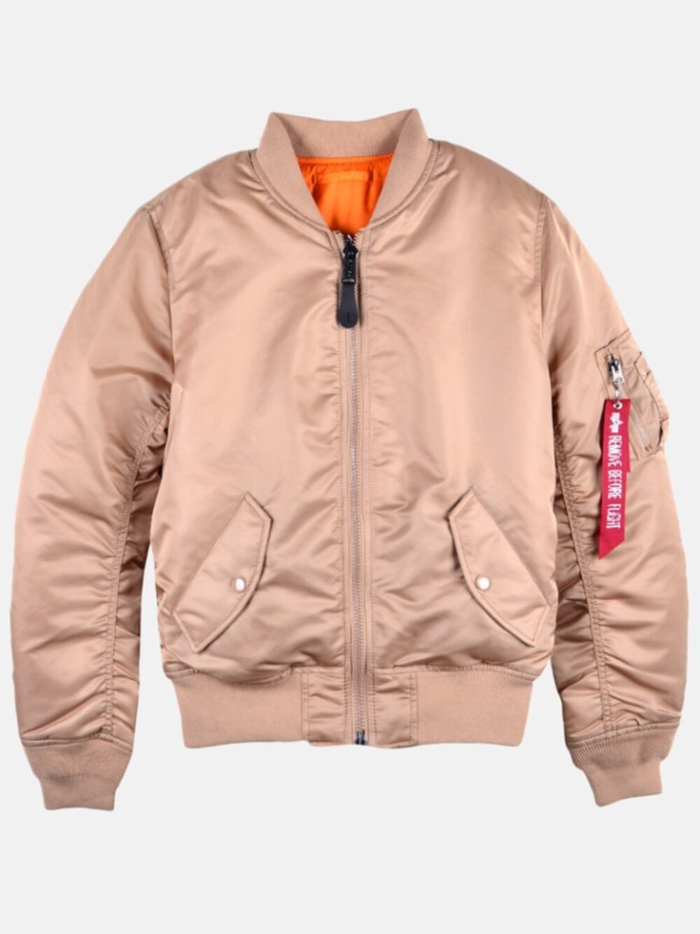 Alpha Industries MA-1 Reversible Flight Jacket in Rose Gold